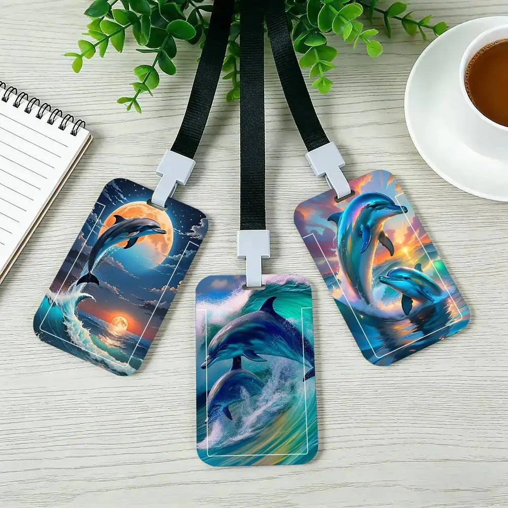 

Dolphin Black Lanyard Card Holders Student Meal Cards And Campus Ids School