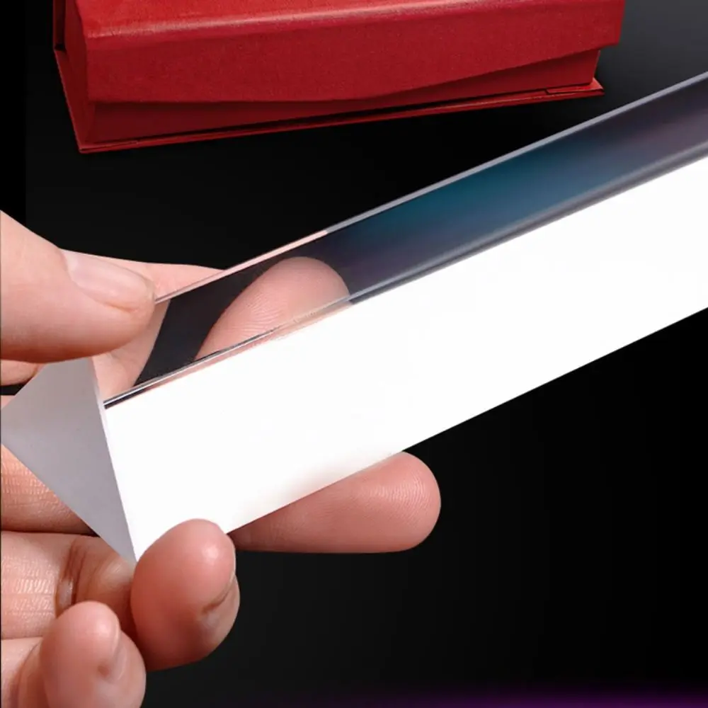 Prisma de óptica física de cristal, seis cores, design de prisma, arco-íris, prisma triangular, vidro óptico, sete cores, estudantes