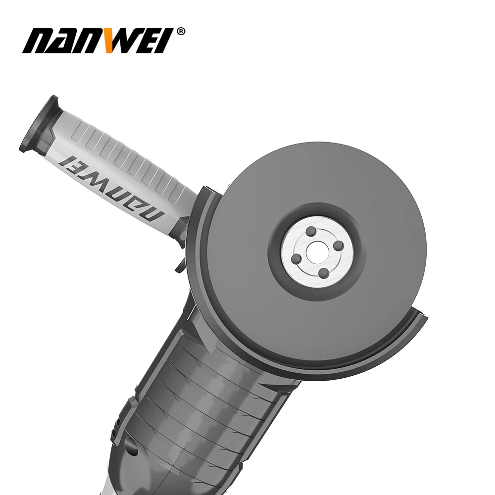 NANWEI Cordless Angle Grinder 21V Lithium-Ion Battery Machine Cutting Electric Angle Grinder Power Tool 125mm