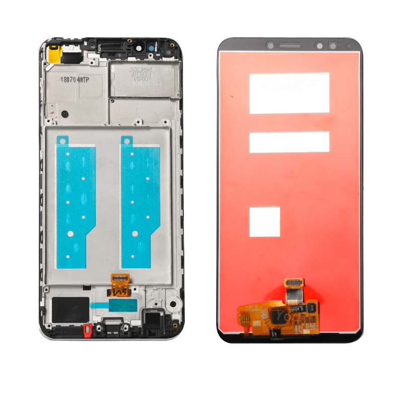 For Huawei Y7 2018 LCD Display Touch Screen Digitizer Assembly with Frame Y7 Pro 2018 Y7 Prime 2018 Repair Parts