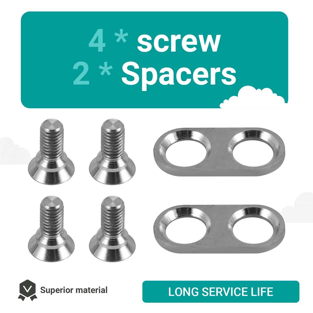 AA84 التيتانيوم دواسة المربط الترباس ل Shimano SPD M980 M985 M780 M785 M540 M545 M520 M424