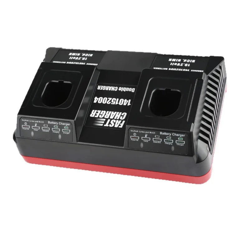 

Lithium Battery Charger Portable Fast Charger Compatible for Craftsman 19.2V Lithium Ni-CD Batteries Dual-Port Charging Station