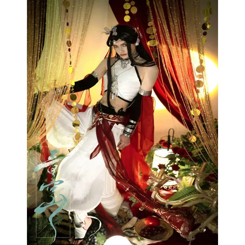 المسلسل التلفزيوني الصيني TGCF Tian Guan Ci Fu Xie Lian Hua Cheng أزياء تنكرية X IE Lian Yue Shen Loulan Cos فستان Hanfu مجموعة كاملة