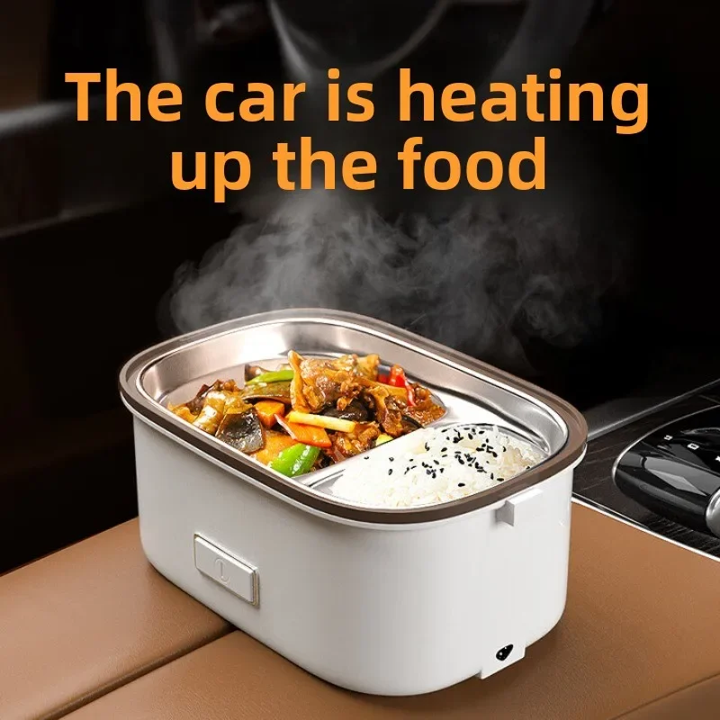 Car usb small microwave oven rice cooker cooking pot thermal insulation lunch box with hot rice