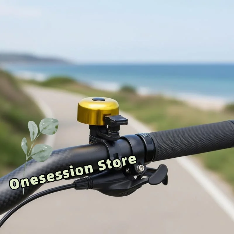 

1 5Pcs Bike Handlebar Bell for Cycling Safety Warning Aluminum Bicycle Bell Loud Clear Sound for Commuting Riding