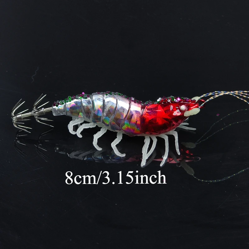 6PCS Squid Jig Artificial Shri - Saltwater Fishing Hook recension och pris