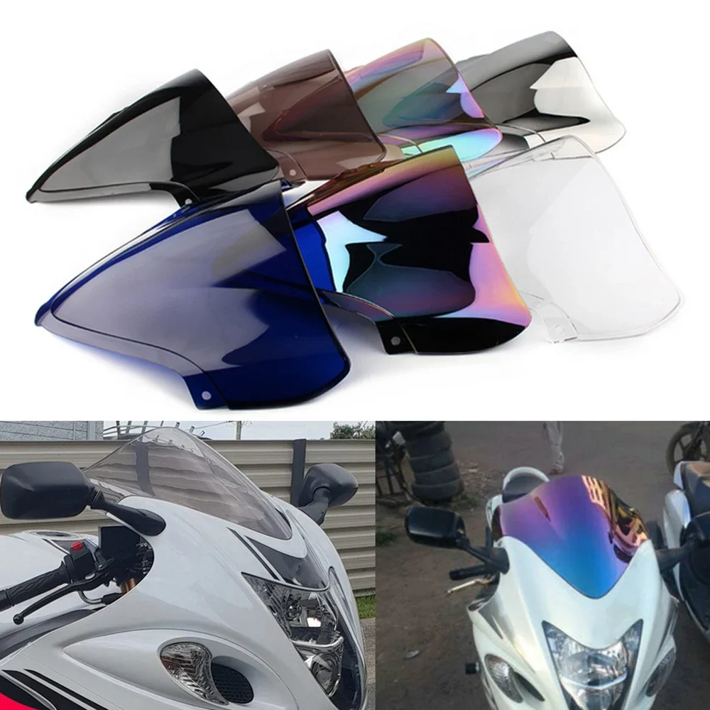 Motorcycle Windshield Windscreens Wind Deflectors Front Glass For Suzuki Hayabusa GSXR1300 GSXR 1300 GSX1300R 2008-2018