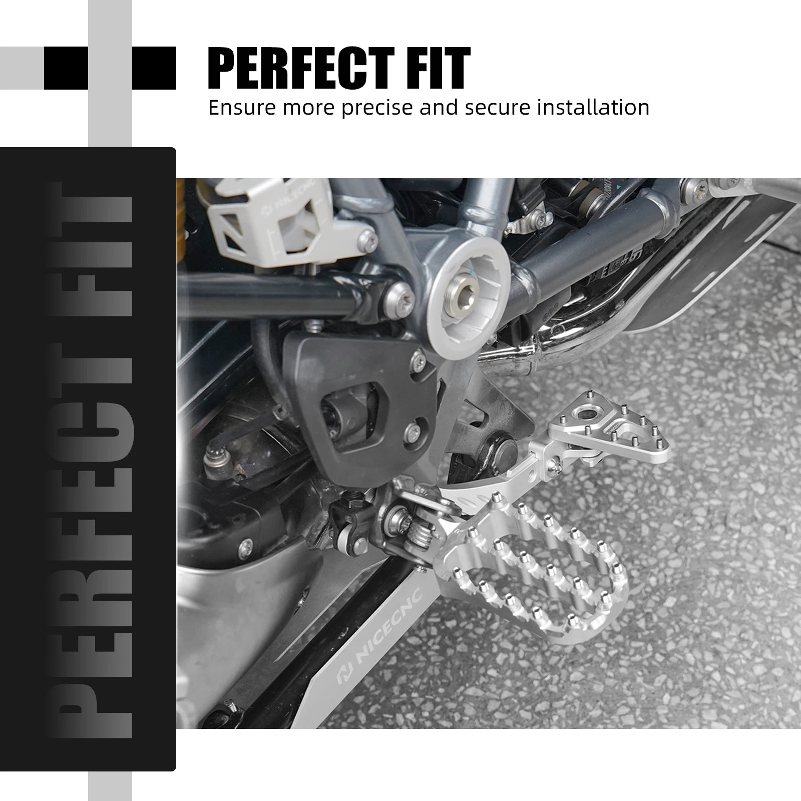 Für BMW R1250 GS / R1200 GS Bremspedalhebel Schalthebel Fußrasten für BMW R 1250GS 2019-2023 2022 R 1200GS 2013-2018 – Detail 18