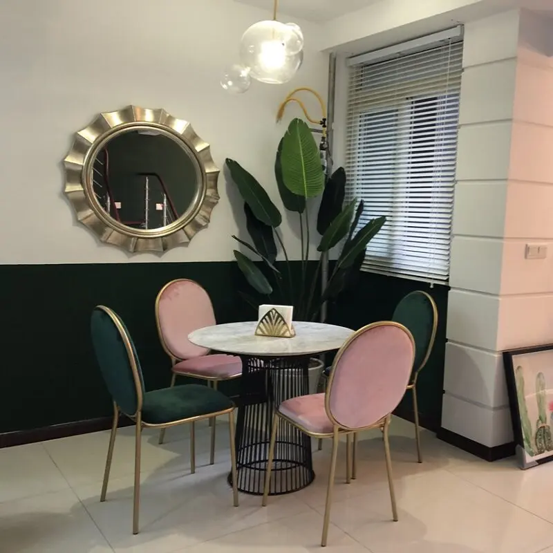 

Minimalist Comfortable Dining Chairs Designer Nordic Clear Modern Luxury Dining Chairs Vintage Lounge Muebles Kitchen Furniture