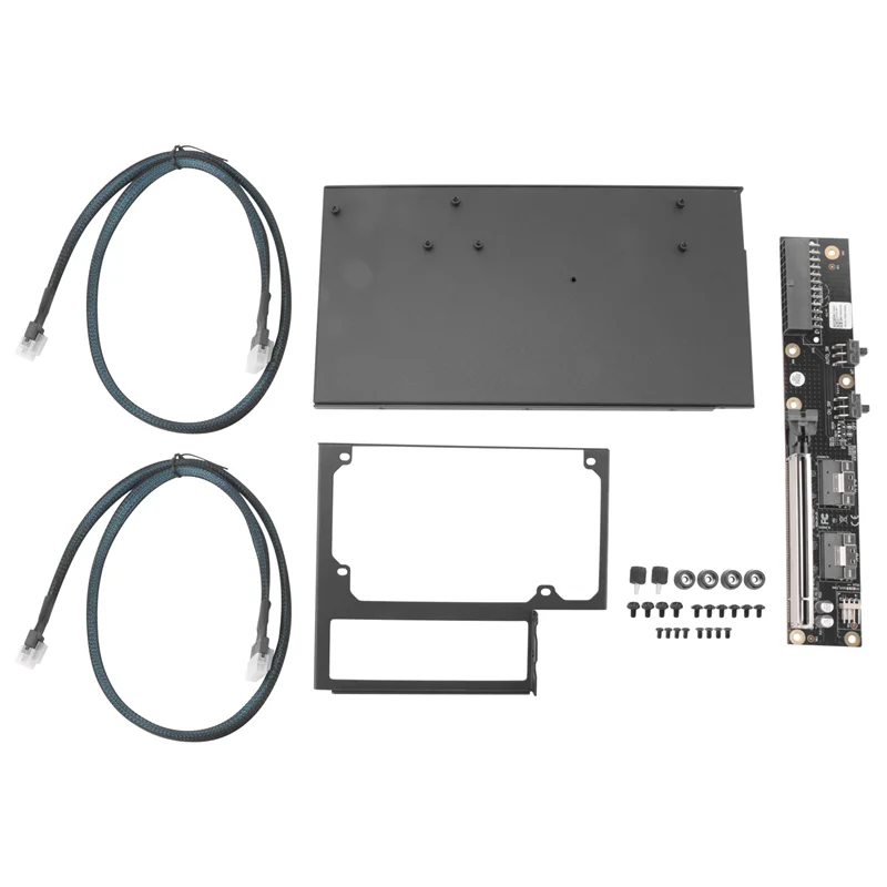 Base de gráficos Oculink/Slimsas de alta calidad con soporte, tarjeta gráfica externa, fuente de alimentación de GDS1-SFX, base de gráficos PCIE4.0 X16