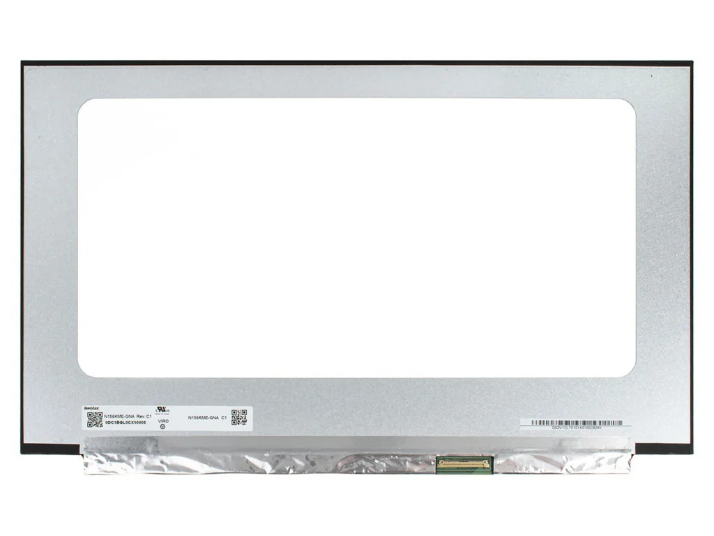15.6 Inch 165HZ Laptop LCD Screen N156KME-GNA NE156QHM-NY5 Matrix Panel Replacement 2560X1440 EDP 40Pins Non-Touch