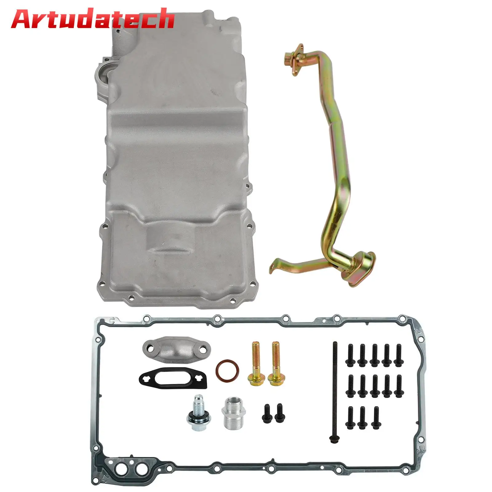 

Artudatech Swap Oil Pan Retrofit Low Profile 81073 For LS1 LS2 LS3 4.8L 5.3L 6.0L 6.2L Rear Car Accessories