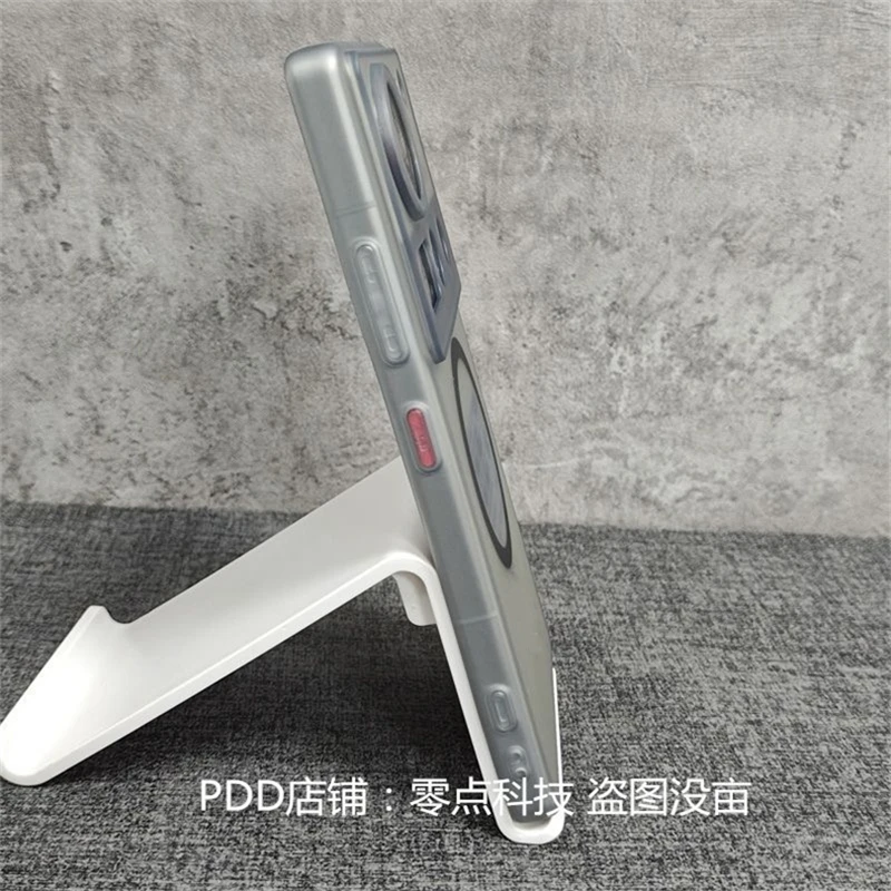 Capa para zte nubia z70s ultra z70 z60 z50 s pro 5g magnético fosco transparente silicone macio capa traseira do telefone proteção escudo