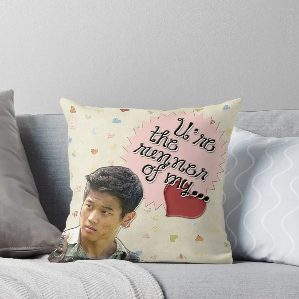 The Maze Runner Greeting Cards [Minho] Throw Pillow Plaid Sofa Decorative Cushions Pillow