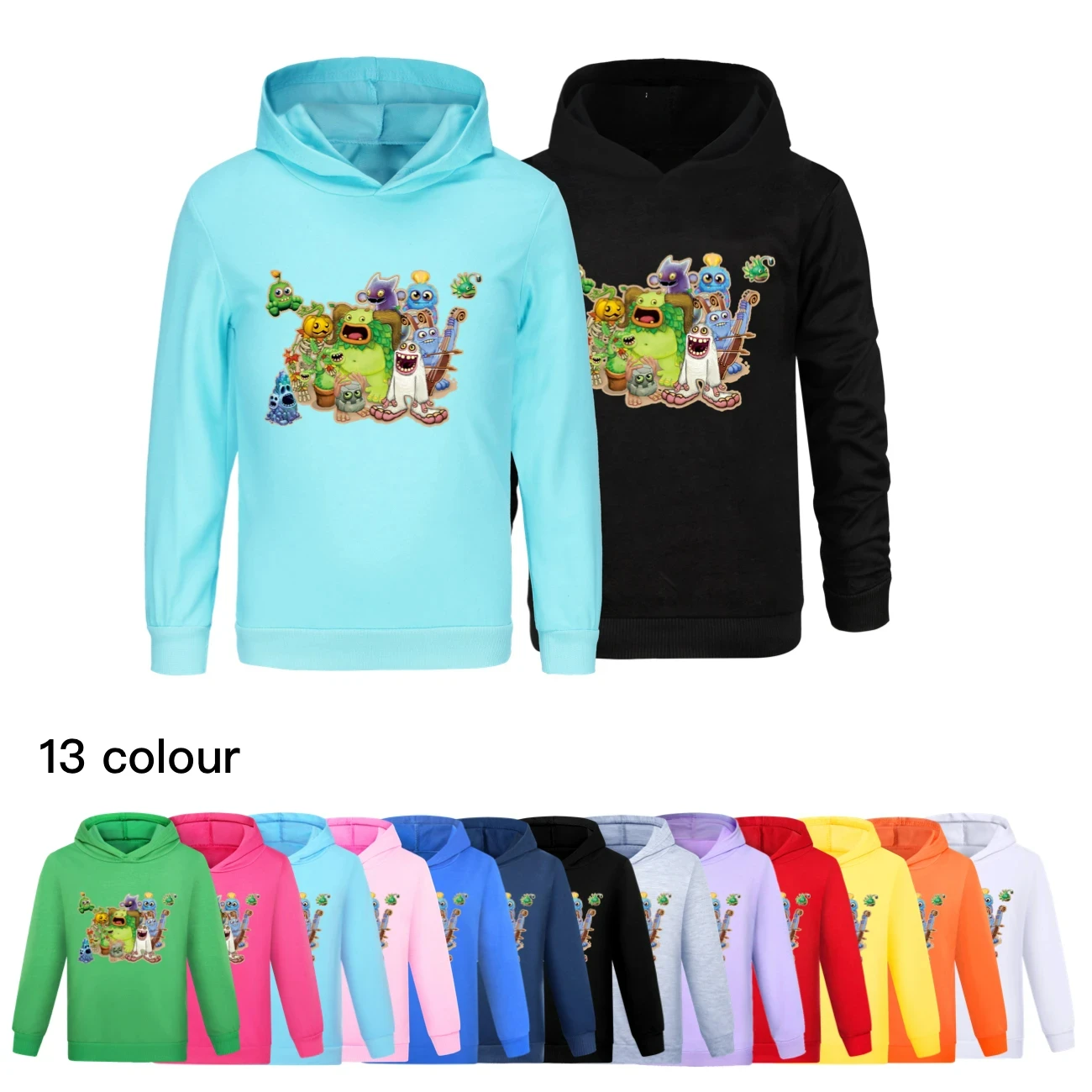 Funny My Singing Monster 3D Hoodie Sweatshirts Boys Hoody Children Autumn Casual Pullover Girls Outerwear Kids Clothes Harajuku