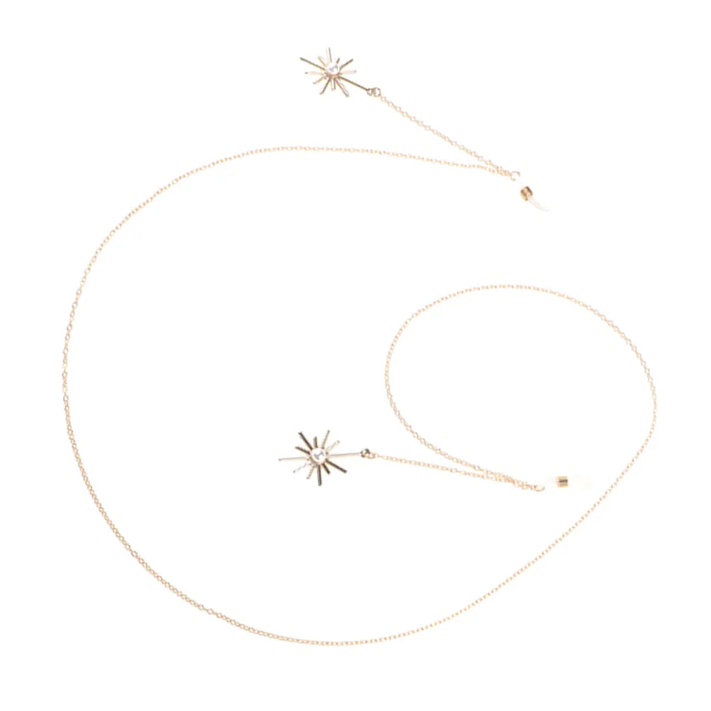 

Очки, веревка для очков, металлический ремешок для очков, держатель-цепочка, золотые аксессуары для очков Miss