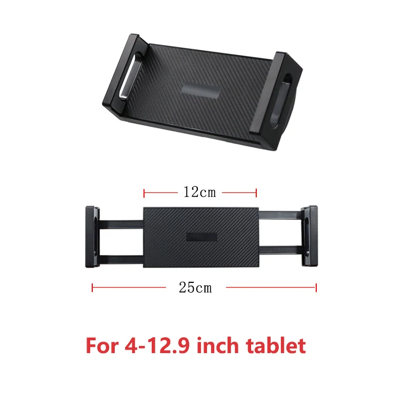 Adjustable Tablet Holder Clip with Clamp for Spin Bike Handlebar Stand for IPad IPhone Samsung 4-12.9 Inch Tablets Smartphones