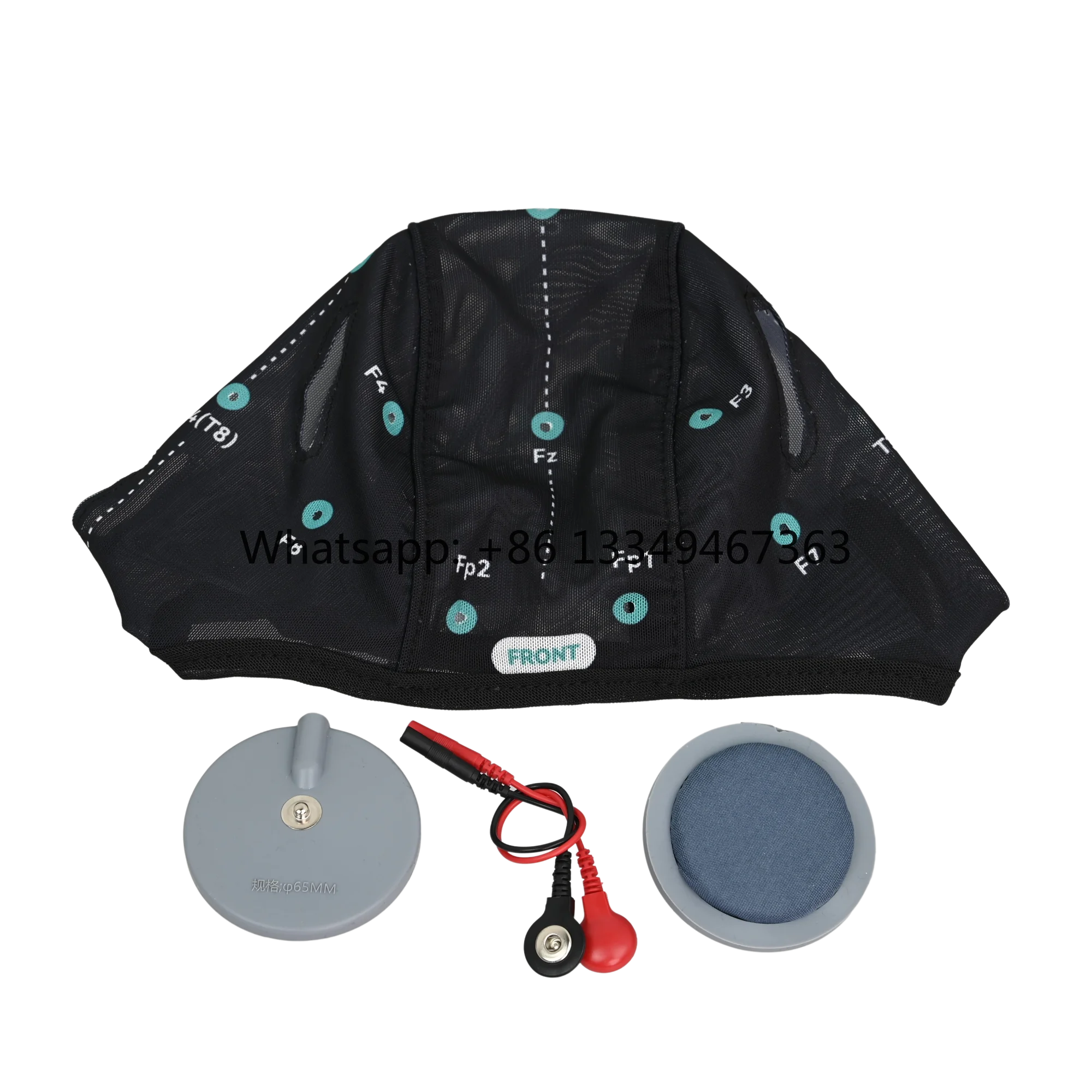 10 20 System 19 Channel Electrode  Placement Neurofeedback Brainwaves Helmet Kit Brain Activity Headset