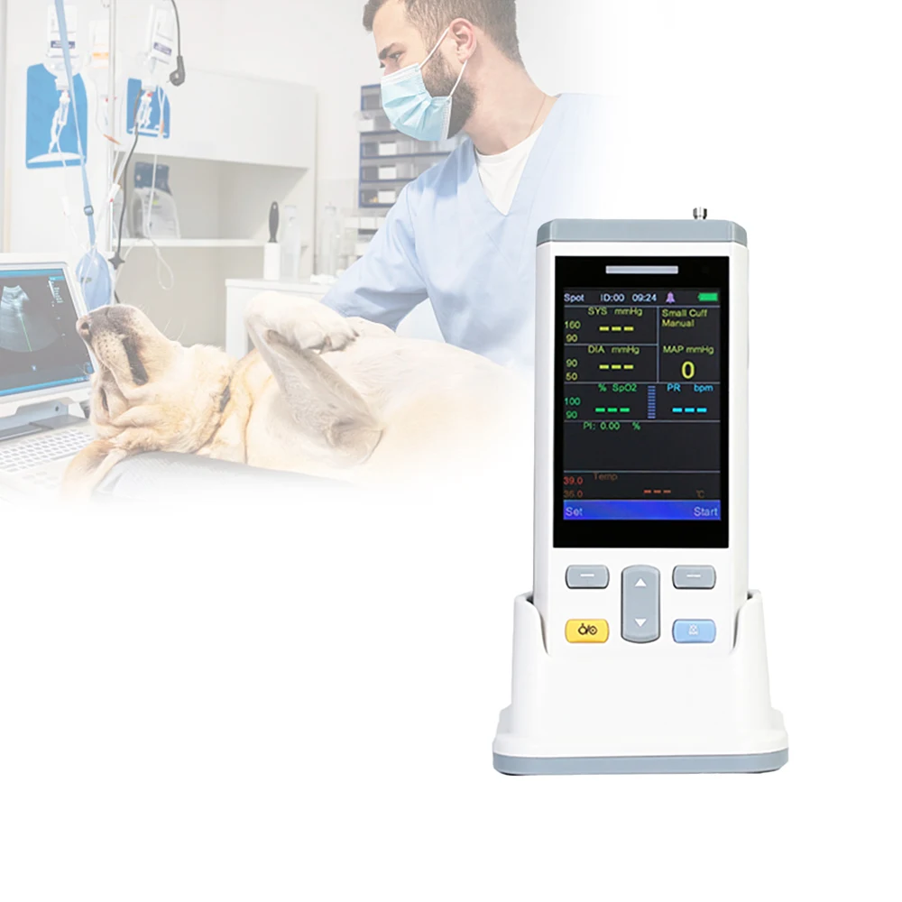 Clinic Veterinary ICU Monitor/ Smallest Vital Multi - parameter Vet Monitor