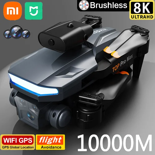 Xiaomi-Dron MIJIA P18Pro, cuadricóptero con Triple cámara HD 8K, posicionamiento de flujo óptico, GPS, evitación de obstáculos, fotografía, 10000M