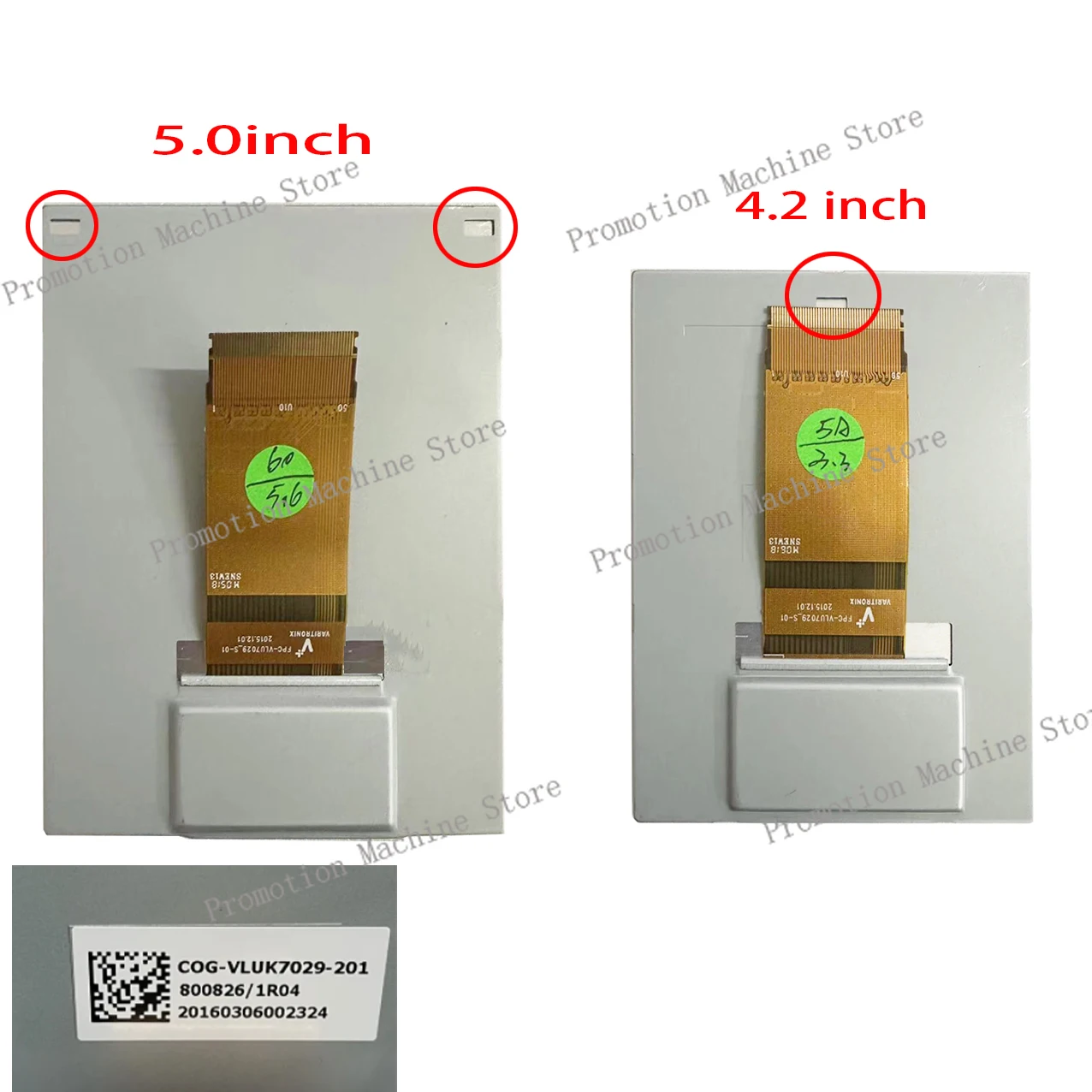 

Original Car Navigation 5 inch LCD Display Screen FPC-VLU7029-R-01 FPC-VLU7029_S-01 (LBL-VLUK7029-01A) For Car Auto Replacement