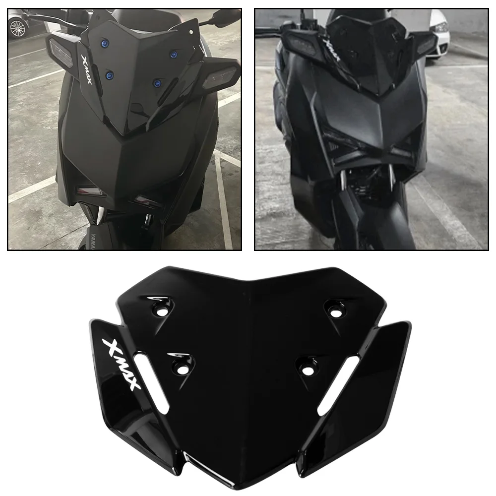 【セール中】新しいオートバイフロントガラス Viser スポーツフロントガラスバイザーシールドスクリーンヤマハ XMAX125 XMAX250 300 XMAX テックマックス 2023 2024