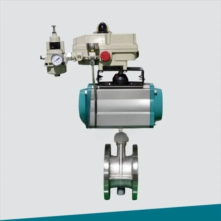 Pneumatic soft seal butterfly valve