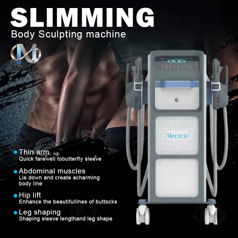 Abdomen Firming Back Toning Thigh Calf Shaping HIEMT Body Sculpt Device 2 Applicators Professional SPA Use HIEMT 2/4 Handles