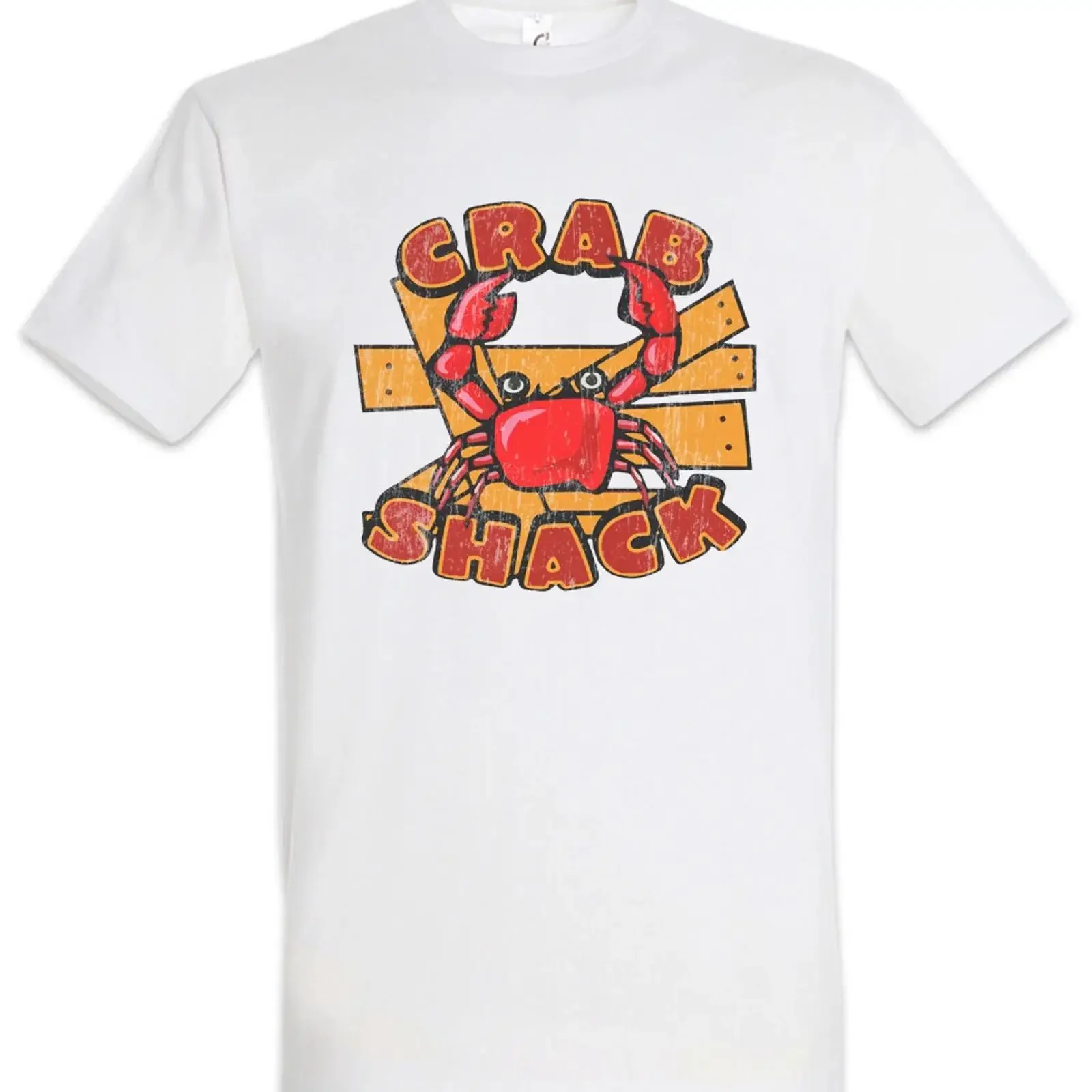 The Crab Shack II T Shirt My Restaurant Name Is Diner Symbol Earl Sign Logo vintage Washed Top For Everyday Wear graphic