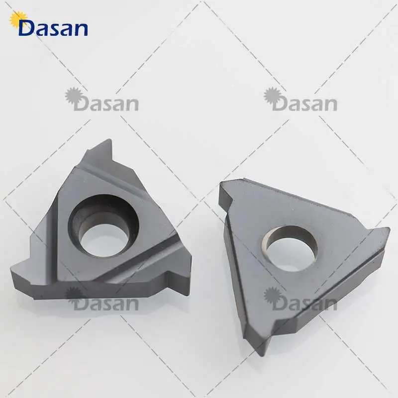 10PCS 16ER 16IR 11IR NPT 11.5NPT 18NPT 14NPT Solid Carbide Threading Inserts Cutter Tools for Steel Stainless Steel