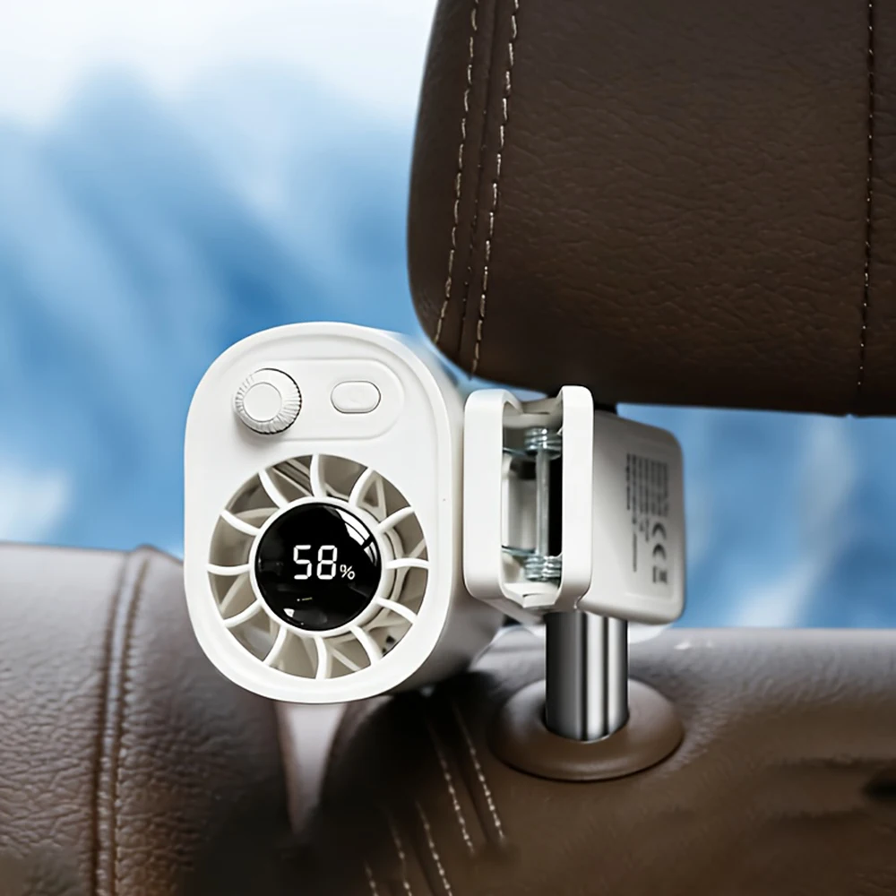 2026 High-Velocity Fan, 1400mAh Versatile Clip-On Fan with 360° Rotation, an Ideal Present, The Perfect Summer Companion