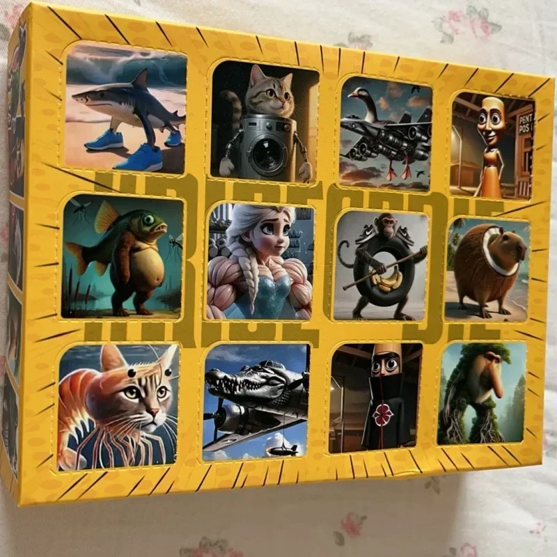 /Hot-New12 قطعة لكمة ونفوز صندوق أعمى Tralalero Tralala Brainrot Tung Sahur مفاجأة صندوق أعمى نموذج لجسم دمى لعبة هدية