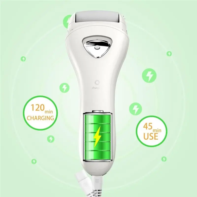 Efficient-Electric Remover 1 Set, Rechargeable Portable Electronic Foot File And Foot Repair Device For Removing Dead Skin