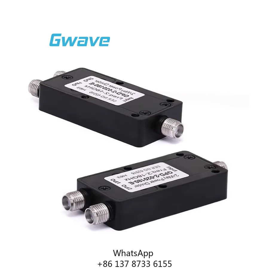 2-Way For SMA Power Divider For Telecom Parts 20 Watts Rated Frequency Range 2 GHz To 18 GHz