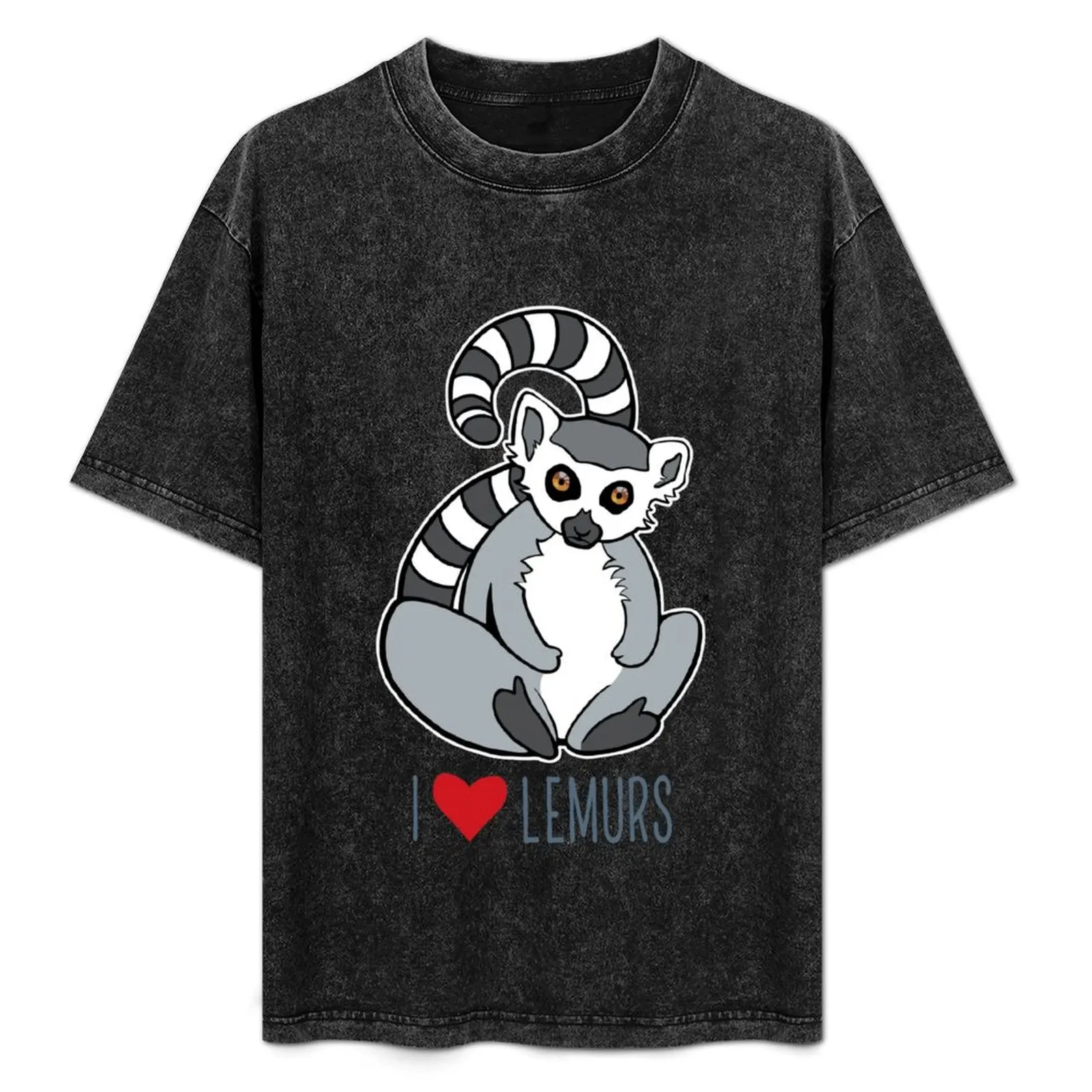 

I Love Lemurs T-Shirt quick drying vintage anime shirt man clothes new gifts and t-shirts mens t shirt graphic