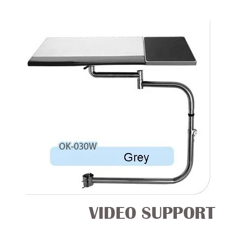 

OK-030W Multifunctional Full Motion Chair Clamping Keyboard Support Laptop Holder Mouse Pad for Comfortable Office and Game