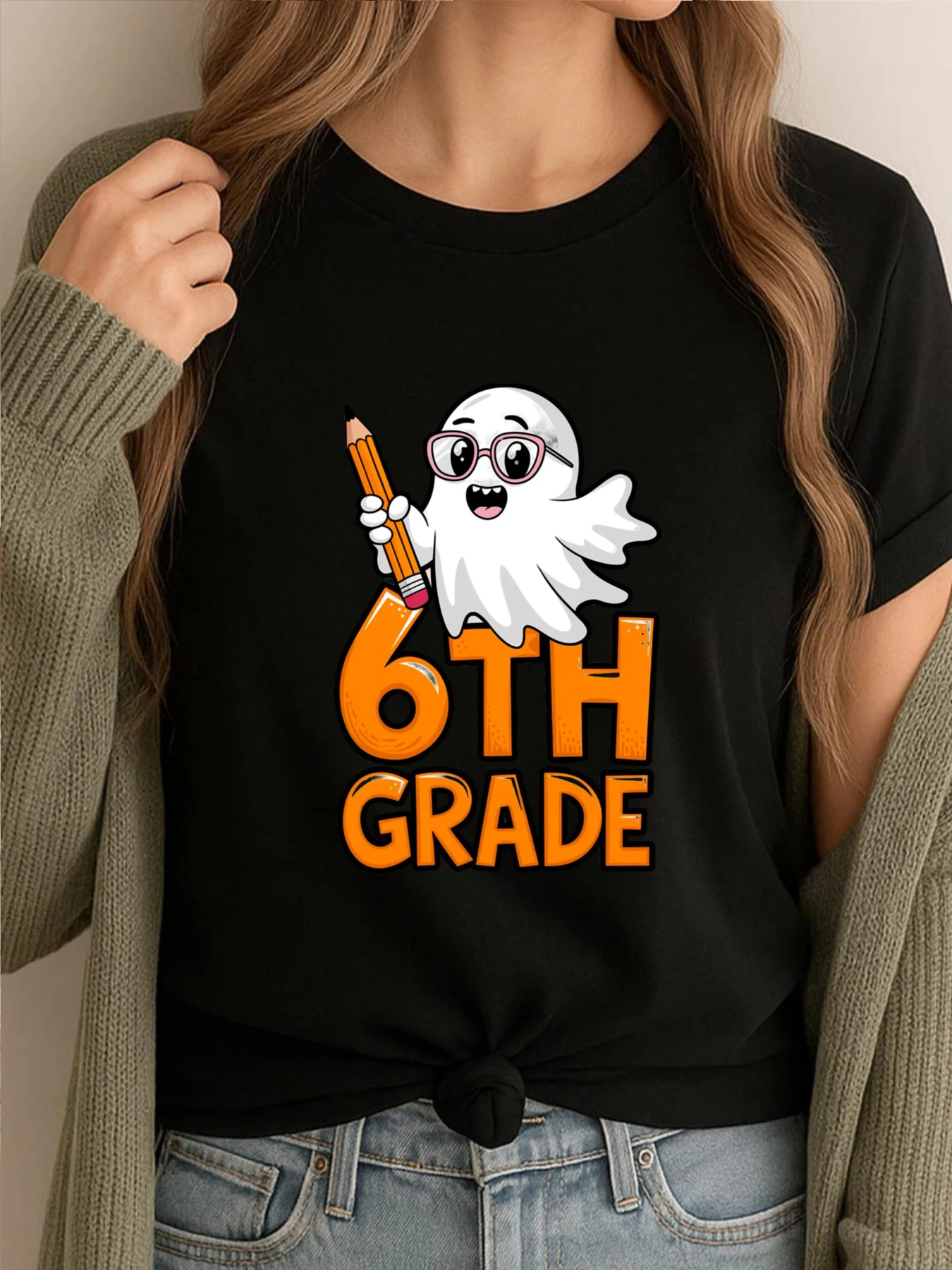 

6th Grade Big And Tall T Shirts Printed Camiseta Masculina Female Graphic Tee Shirt Oversized Printed Clothes