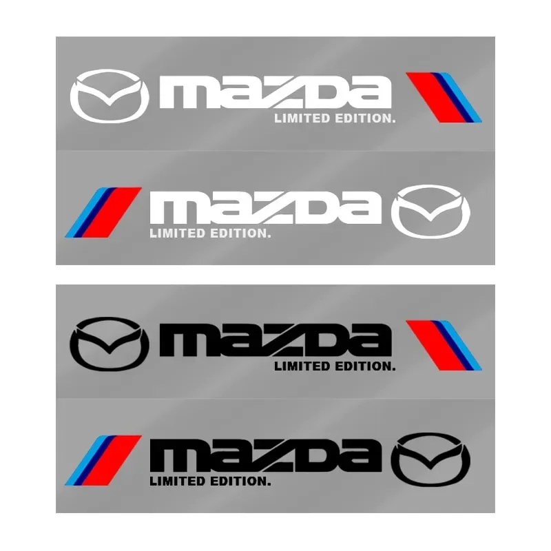 2pcs Emblem Motion Design Car Side Door Sticker Badge Decal Decoration for Mazda Alexa CX30 CX-4 CX5 CX-5 CX8 CX-8 Valve Stems