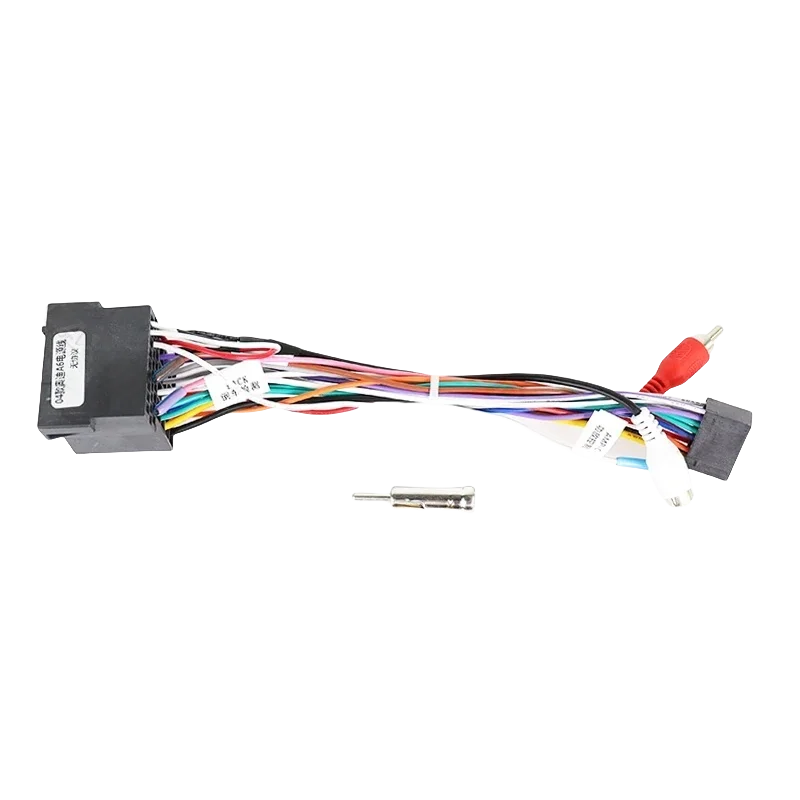 Car Radio Fascia Frame For 2004 AUDI A6 9 inch Stereo Panel Wire Harness Power Cable Adapter Canbus Decoder view 3