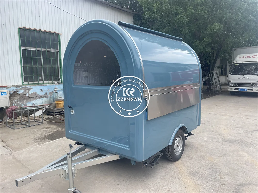 

Concession Mobile Food Truck Van For Coffee Ice Cream Snack Kiosk Food Cart Customize Fully Equipments