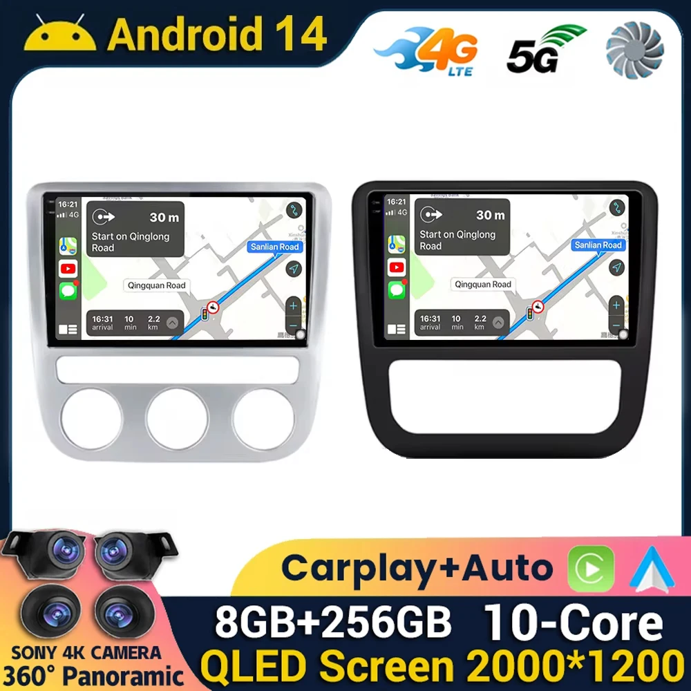 

Android 14 For VW Volkswagen Scirocco 3 III Mk3 2008-2014 9 inch 8 Core WIFI Bluetooth Auto Navigation System Radio Multimedia