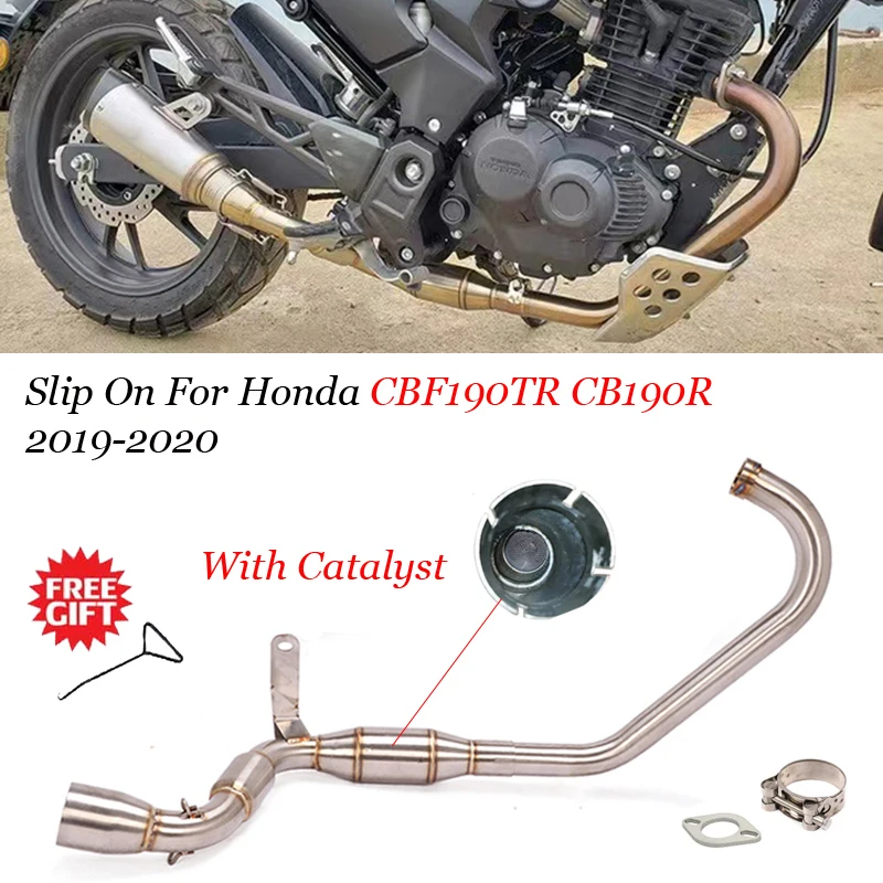 

Выхлопная труба 51 мм для мотоциклов Honda CBF190TR, CB190R, 2019-2020, из нержавеющей стали