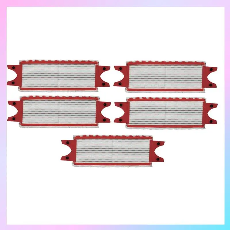 

AB25-5Pcs Mops Cloth Pads For Vileda Ultramax 1-2 Spray Ultramax Box Set Easy Wring Replacement Refil Mop Head Microfibre Pad