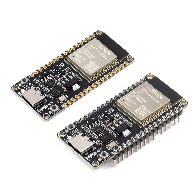 Imagem -03 - Placa de Desenvolvimento Wifi e Bluetooth Núcleo do Módulo para Arduino Esp32 Esp32-c6-wroom Esp32-c6-wroom1-n8 Devkit c