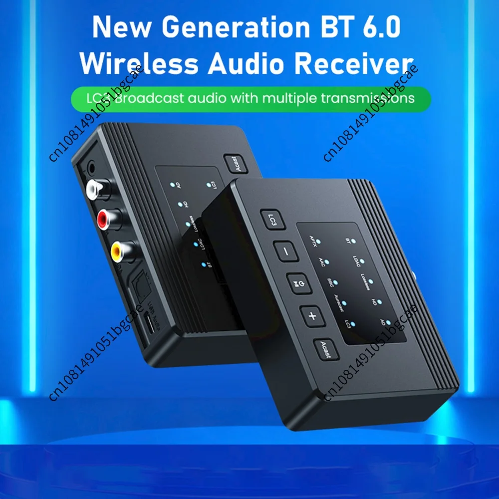 Bluetooth6.0 Audio Receiver LDAC AptX-HD/AD/LL HD Audio Receiver with Coaxial Optical Output Receiver Transmitter Adapter For PC