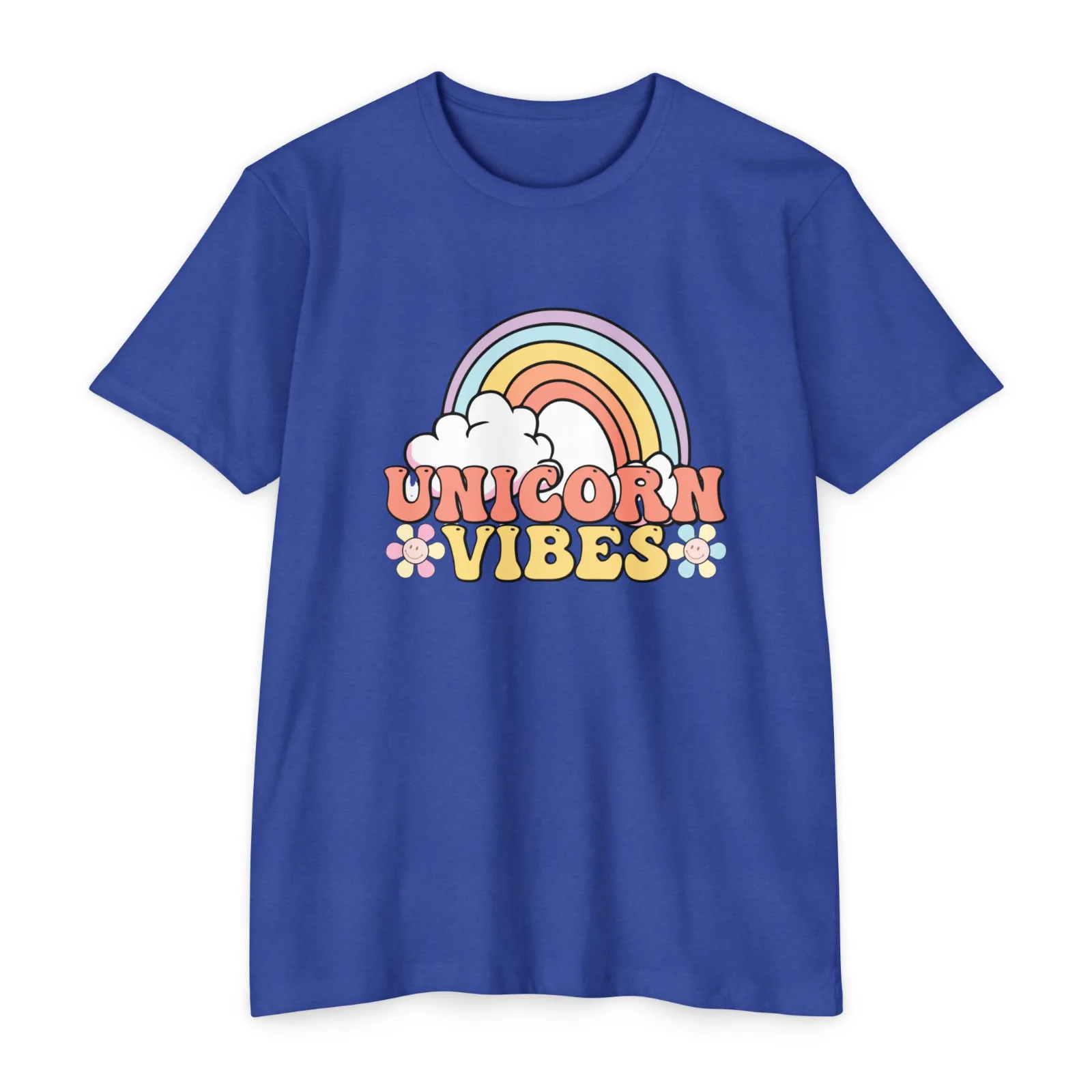 Unicorn Vibes Radiant Print Gift Unisex T-Shirt S-5XL