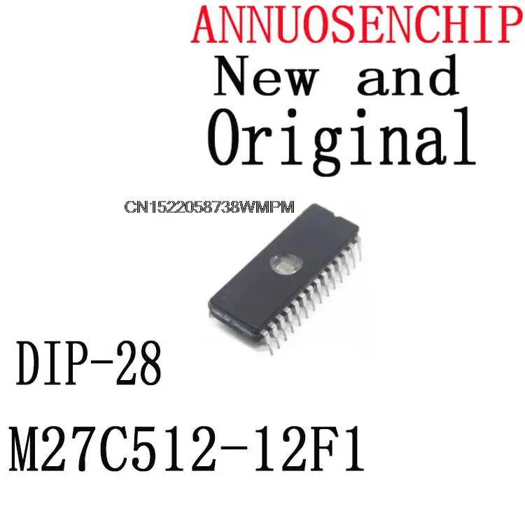 10PCS M27C512 27C512 DIP-28  In stock! M27C512-12F1