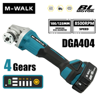 M-WALK 100/125mm Brushless Angle Grinder Polishing Cutting Machine Cordless Angle Grinder Power Tools For Makita 18V Battery Pin
