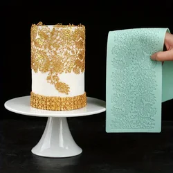 Cake Decoration Cake Lace For Wedding Cake Topper Lace Mat Lace Silicone Mould Mould Sugar lace Fondant Mould Mould 38.5*10.8CM