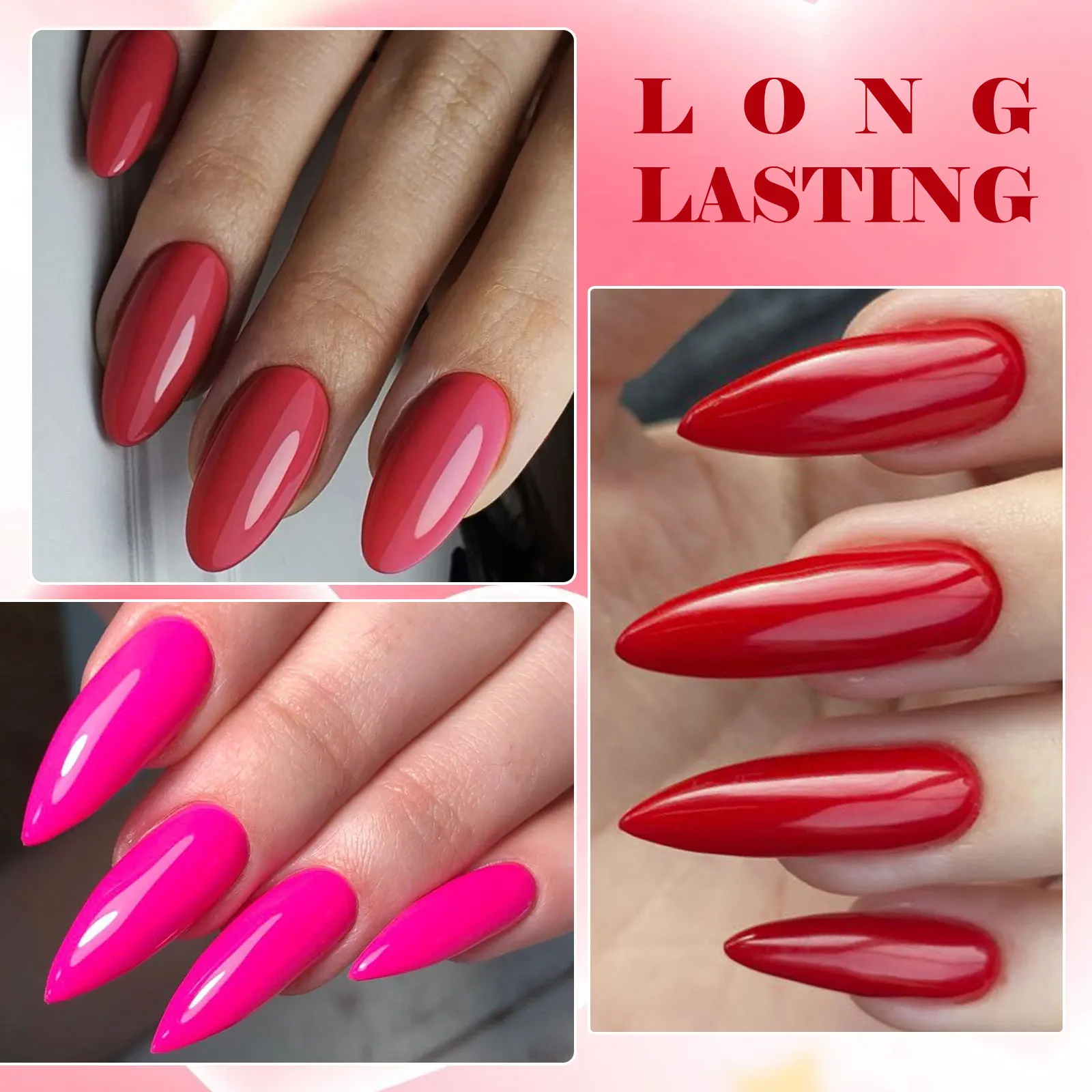 6 قطعة/المجموعة جيل للأظافر البولندية جميع المواسم الأظافر DIY مسمار الفن UV/LED اللوحة ورنيش طقم مانيكير طويلة الأمد غير سامة الهجين هلام